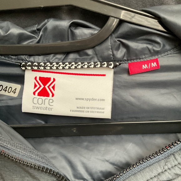 #0404 Blue Zip Up Size M Brand Core - Picture 3 of 3